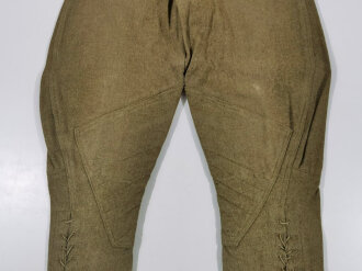 U.S. WWI wool pants. Used, good condition, label faded