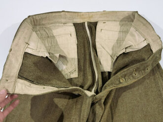 U.S. WWI wool pants. Used, good condition, label faded