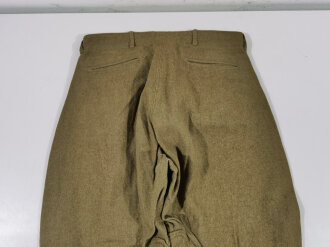 U.S. WWI wool pants. Used, good condition, label faded