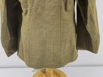 U.S. WWI AEF Model 1917 Tunic, member of the Third Army. One overseas stripe, good condition