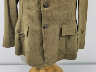 U.S. WWI AEF Model 1917 Tunic, member of the Third Army. One overseas stripe, good condition