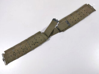 U.S. Model 1910 cartridge belt, early "Eagle snap" made by Mills. Used, good condition, uncleaned