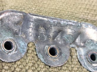 U.S. Model 1910 cartridge belt, early "Eagle snap" made by Mills. Used, good condition, uncleaned