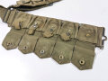 U.S. Model 1910 cartridge belt, early "Eagle snap" made by Mills. Used, good condition, uncleaned