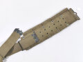 U.S. Model 1910 cartridge belt, early "Eagle snap" made by Mills. Used, good condition, uncleaned