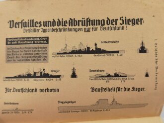 "Die Deutsche Kriegsflotte", datiert 1940, 72 Seiten, A5