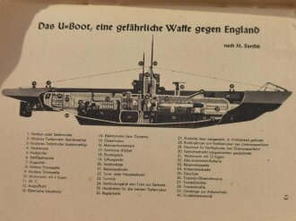 "Die Deutsche Kriegsflotte", datiert 1940, 72 Seiten, A5