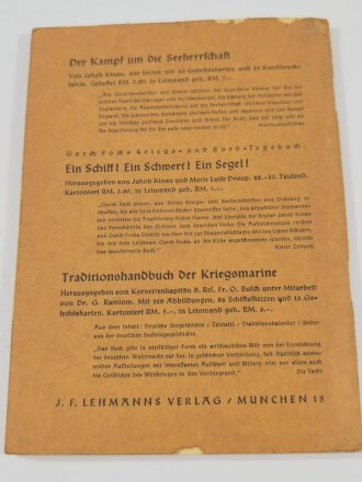 "Die Deutsche Kriegsflotte", datiert 1940, 72 Seiten, A5