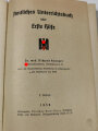 "Amtliches Unterrichtsbuch über Erste Hilfe", 263 Seiten, 2. Auflage 1938, gebraucht, DIN A5