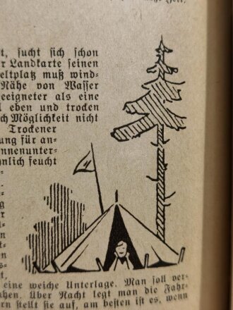 "Taschenbuch für den Radfahrer" blanko, Druckvermerk 1940, 48 Seiten