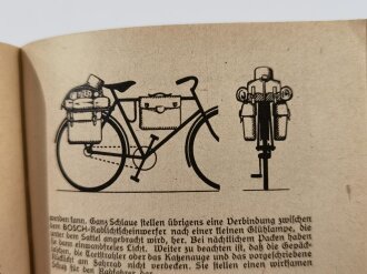 "Taschenbuch für den Radfahrer" blanko, Druckvermerk 1940, 48 Seiten