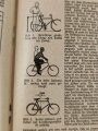 "Taschenbuch für den Radfahrer" blanko, Druckvermerk 1940, 48 Seiten