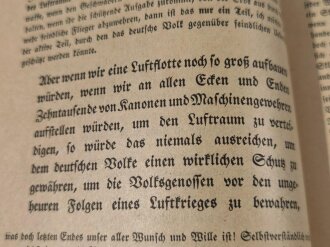 "Görings Bekenntnis zum Reichsluftschutzbund", datiert 1935, 24 Seiten, gebraucht, DIN A5