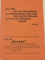 "Leitfaden für den Selbstschutz", datiert 1935, 12 Seiten, gebraucht, DIN A5