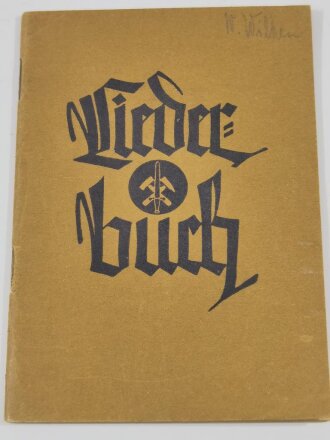 "Liederbuch - zusammengestellt von der Gaupropagandaleitung der NSDAP Gau Essen", 64 Seiten, DIN A6