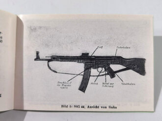 D 1854/3 Strumgewehr 44 (StG 44) Gebrauchsanleitung, REPODUKTION, 16 Seiten, unter DIN A6