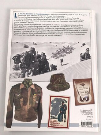"Paras Francais Algerie 1954 - 1962", Histoire Uniformes, Coiffures, Equipements, Insignes, Patrice Pivetta & Eric Adam, DIN A4, 159 Seiten, aus Raucherhaushalt
