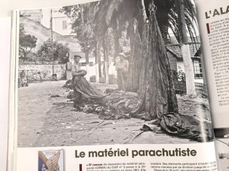 "Paras Francais Algerie 1954 - 1962", Histoire Uniformes, Coiffures, Equipements, Insignes, Patrice Pivetta & Eric Adam, DIN A4, 159 Seiten, aus Raucherhaushalt