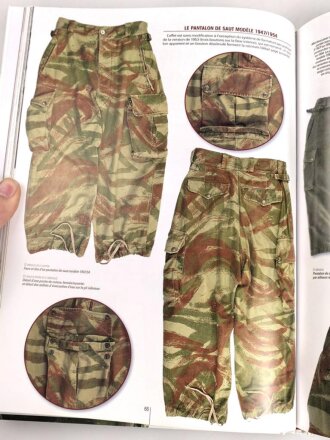 "Paras Francais Algerie 1954 - 1962", Histoire Uniformes, Coiffures, Equipements, Insignes, Patrice Pivetta & Eric Adam, DIN A4, 159 Seiten, aus Raucherhaushalt