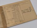 Flugbuch eines Gefreiten der Luftwaffe ab 1943 bis Oktober 1944, insgesamt 251 Flüge, viele Feindflüge auf He111