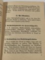 "Merkbatt über Luftschutzmäßiges Verhalten für Mitglieder der Auffüllungsgruppe von Werkluftschutzbetrieben, DIN A6, 23 Seiten