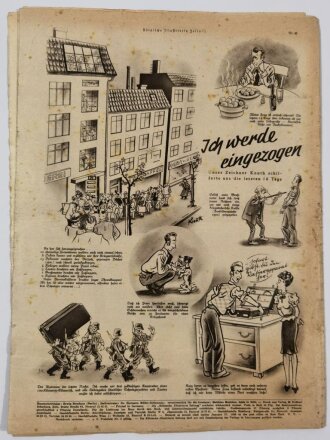 Kölnische Illustrierte Zeitung, Nummer 46, datiert 16. November 1939, "Generaloberst von Brauchitsch am Westwall",  über DIN A4
