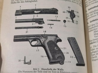 Deutschland nach 1945 "Waffenschmidt - Waffen und Munitionstechnisches Handbuch, 208 Seiten, DIN A5, datiert 1974