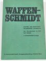 Deutschland nach 1945 "Waffenschmidt - Waffen und Munitionstechnisches Handbuch, 208 Seiten, DIN A5, datiert 1974