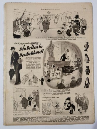 Kölnische Illustrierte Zeitung, Nummer 50, datiert 14. Dezember 1939, "Vier Mädchen und ein Feldpostbrief",  über DIN A4