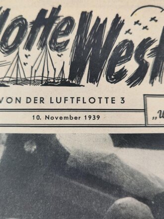 Luftflotte West, Herausgegeben von der Luftflotte 3, Nr....