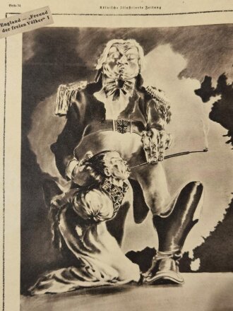 Kölnische Illustrierte Zeitung, Nummer 4, datiert 25. Januar 1940, "Der Meldereiter",  über DIN A4