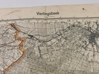 "Vierlingsbeek" Stabskarte der Niederlande 1 :...