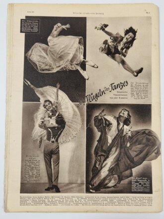 Kölnische Illustrierte Zeitung, Nummer 5, datiert 1. Februar 1940, "Essenholer auf dem Weg zur Front",  über DIN A4