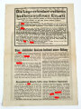 Wacht im Südosten, Frontzeitung für alle Wehrmachtteile,  Sonderausgabe 2. Mai 1945, "Der Führer gefallen"