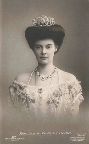 1. Weltkrieg, Ansichtskarte "Kronprinzessin Cecilie von Preussen"
