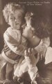 1. Weltkrieg, Ansichtskarte "Prinzessin August Wilhelm von Preußen mit ihrem Söhnchen"
