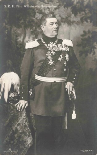 1. Weltkrieg, Ansichtskarte "S. K. H. Fürst Wilhelm von Hohenzollern"