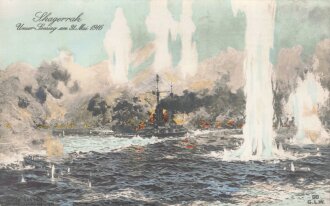 1. Weltkrieg, Ansichtskarte "Skagerrak - Unser Seesieg am 31. Mai 1916"
