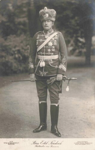 1. Weltkrieg, Ansichtskarte "Prinz Eitel...