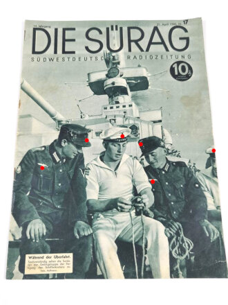 Die Sürag, Südwestdeutsche Radiozeitung "Währen der Überfahrt", Nr. 17, 21. April 1940