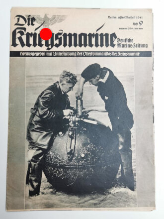 Die Kriegsmarine, Heft 9, erstes Maiheft 1941 "Untersuchung einer angetriebenen englischen Mine"