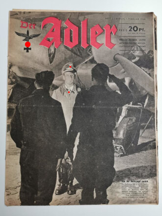 Der Adler "Von der Nachtjagd zurück", Heft Nr. 3, 1. Februar 1944