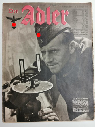 Der Adler "Entscheidende Minuten", Heft Nr. 22, 2. November 1943