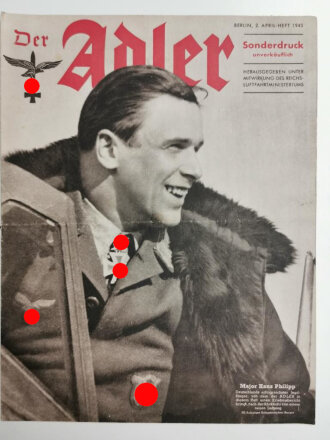 Der Adler "Major Hans Philipp!", 2. April-Heft 1943