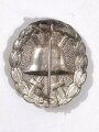1. Weltkrieg, Verwundetenabzeichen 1914 in Silber, nicht magnetisch