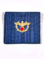 Band für das Zollgrenzschutz- Ehrenzeichen mit Adler aufgestickt, Länge circa 14,5 cm