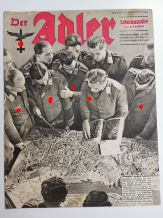 Der Adler Schulausgabe "Kämpfer gegen London", 1. April-Heft 1944