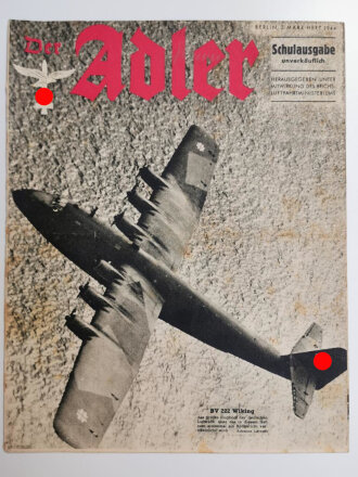 Der Adler Schulausgabe "BV 222 Wiking", 2. März-Heft 1944