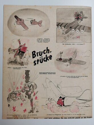 Der Adler Sonderdruck "Bei klirrendem Frost", 2. Feburar-Heft 1943