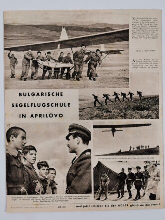 Der Adler Schulausgabe "Nach dem 600. Feindflug", 1. August-Heft 1943
